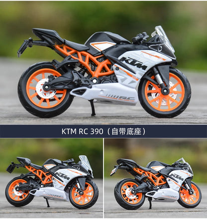 Maisto 1:18 KTM RC 390 Static Die Cast Vehicles Collectible Hobbies Motorcycle Model Toys.