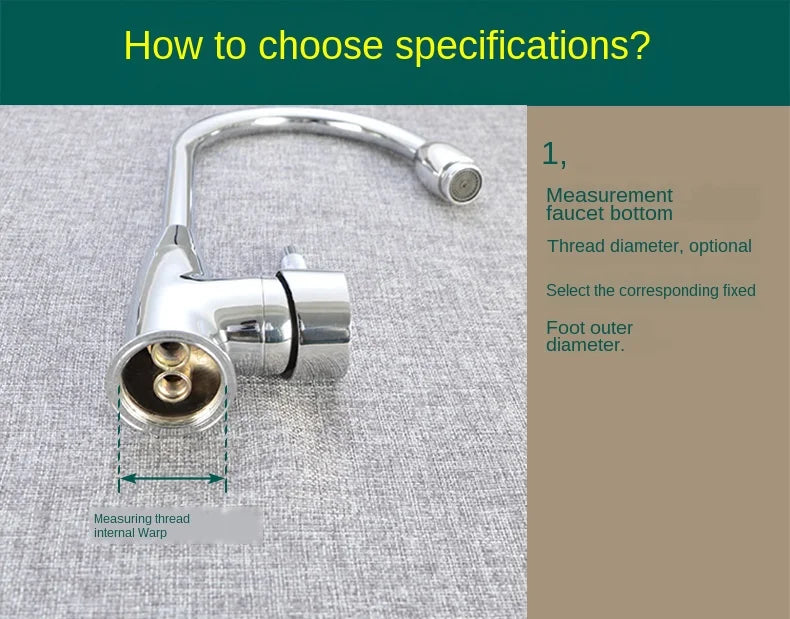 Kitchen faucet faucet fixed foot big foot screw extension nut wash basin thick countertop screw fixing seat repair accessories