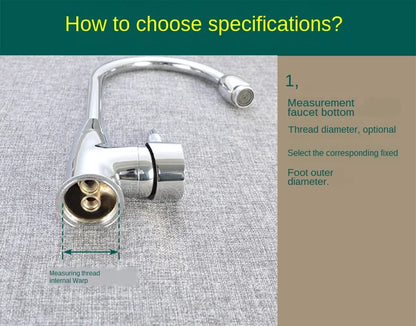 Kitchen faucet faucet fixed foot big foot screw extension nut wash basin thick countertop screw fixing seat repair accessories