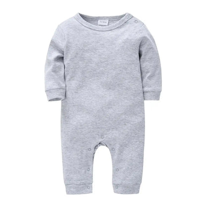 Honeyzone Neugeborenen Stram pler Unisex Baby kleidung schwarz Vollarm Säugling Overall Baumwolle Bodysuit einteilige Zwillinge Ropa Bebe 0-12m.