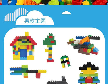 250/500/700 1000 Pcs Pieces Replacement Parts DIY Classic Brick Blocks Building Xmas Gift Creative Moc Sets City Brinquedos.