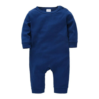 Honeyzone Neugeborenen Stram pler Unisex Baby kleidung schwarz Vollarm Säugling Overall Baumwolle Bodysuit einteilige Zwillinge Ropa Bebe 0-12m.