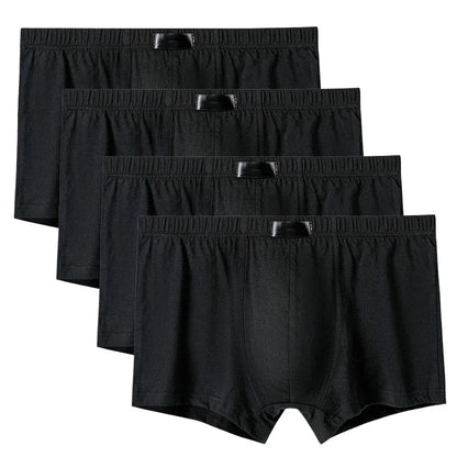 4 Teile/los Schlüpfer der Männer Männliche Unterhose Shorts Boxer Unterwäsche Slip Baumwolle Große Größe 5XL 6XL