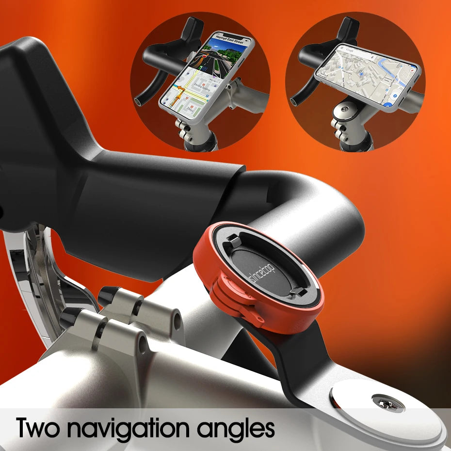 Bike Stem Phone Mount,Mountain Bicycle Phone Holder,Universal Aluminum Handlebar Cell Phone Cycling MTB Quick Attach/Detach.