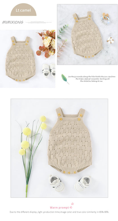 Baby Bodys Kleidung Fashion Solid Strick Neugeborenen Bebes Körper Anzüge Tops für Infant Jungen Mädchen Overalls Outfit Ein Stück Tragen