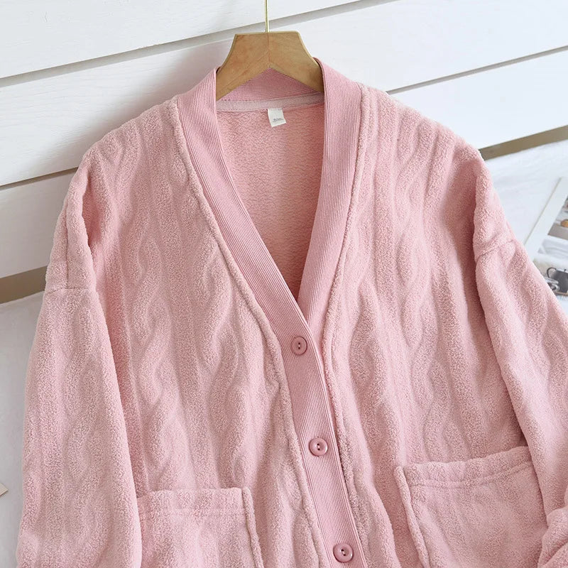 Neue herbst und winter paare pyjamas, lange-ärmeln hosen, flanell verdickung und samt hause service anzüge für männer und frauen.