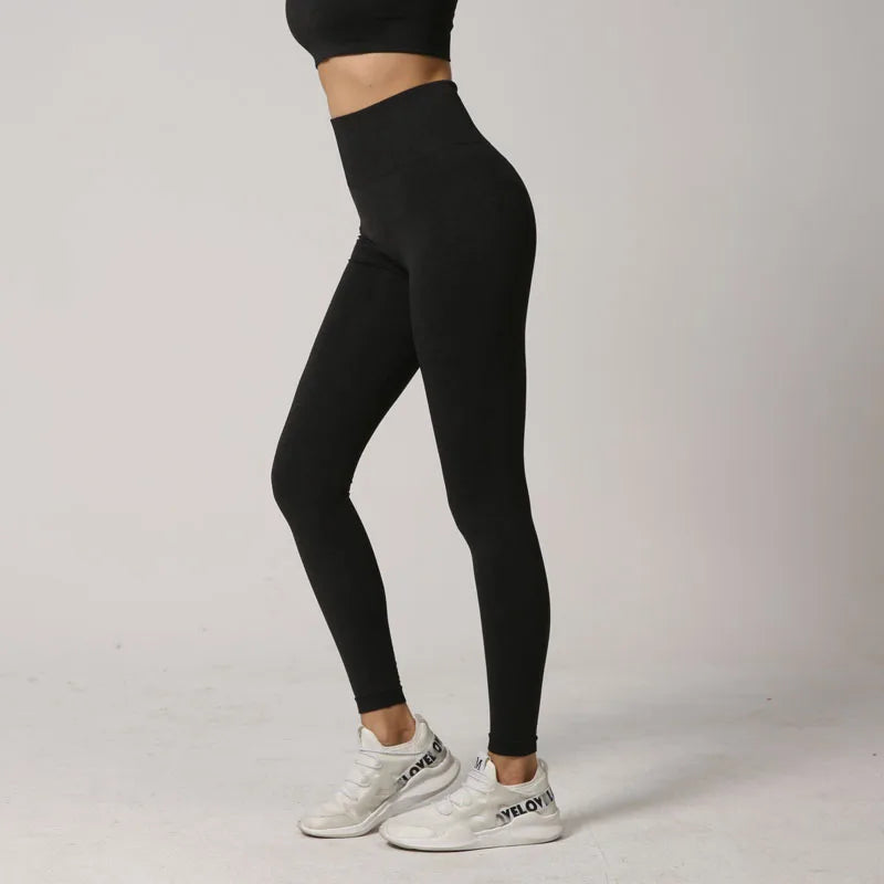 WAREBALL Seamless Women Energy Leggings Fitness Running Yoga Pants High Waist Leggings Push Up Leggings Sport Girl Gym Leggings.