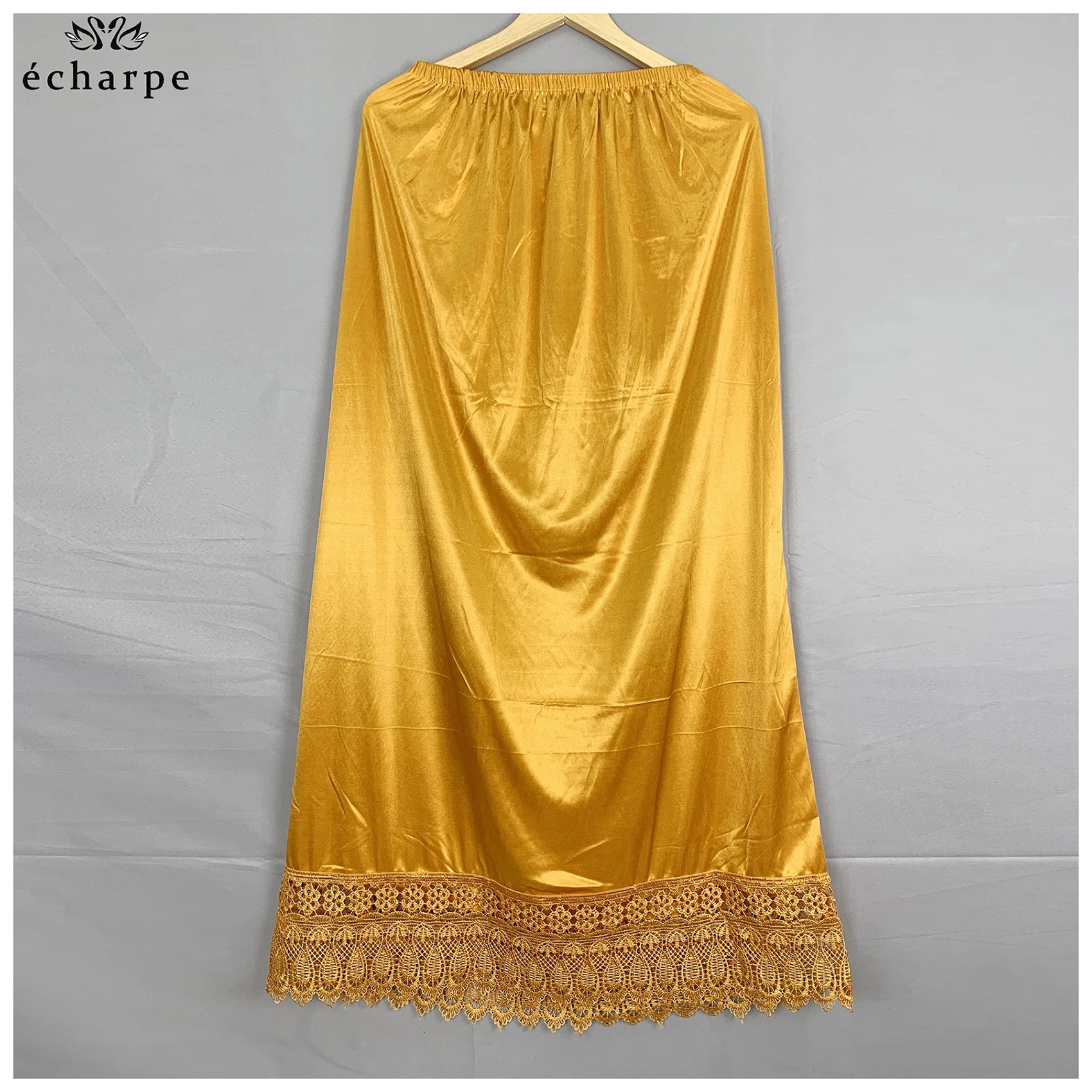 12pcs/1 dozen Muslim Women skirt Extender Slips Lace Skirts Knee Stretch High Waist Skater Flared Pleated Swing Skirt Loose.