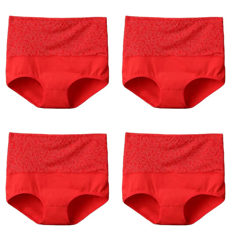 Underwear for Women Cotton High Waist Panties Tummy Control Briefs Ladies Panty Full Coverage Female Lingerie Stretch Underpants.