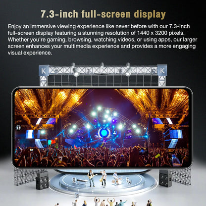 S24 Ultra 16G+1TB High Configuration Android Smart Phone Octa Core 108MP Global 5G Dual SIM Dual Big Screen English LTE CDMA.