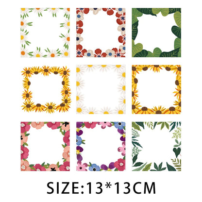 Cartoon Pflanze Blumen Aufkleber Wärmeübertragung PVC Patch Hitzeempfindliche Patches Bügelaufkleber auf Kleidung DIY Applikationen