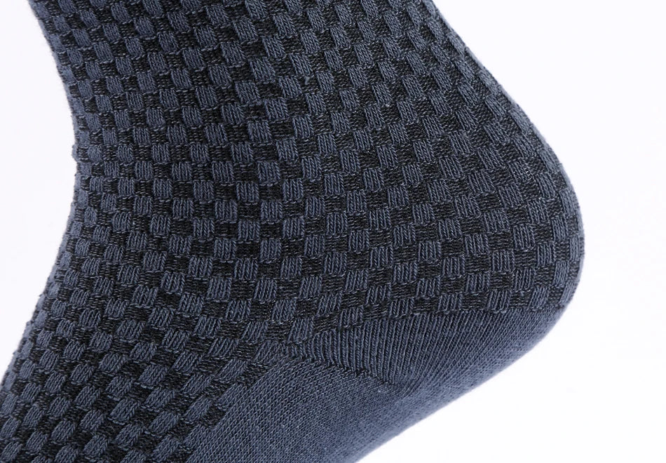 10 Pairs High Quality Bamboo Fiber Men's Socks Business Breathable Deodorant Compression Socks Men Long Big Size EUR 38-46.