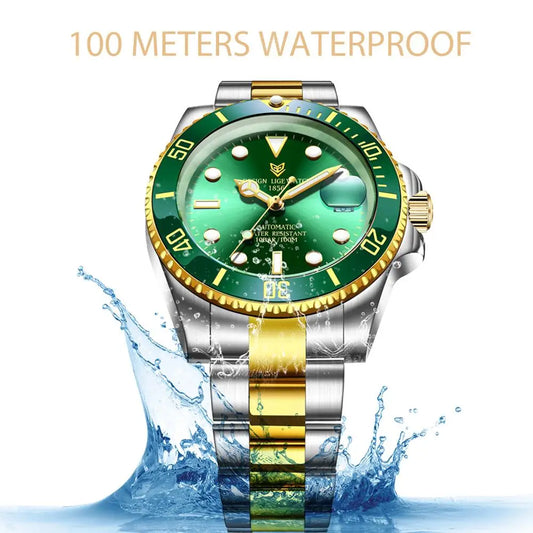 LIGE Women Watches Mechanical Watch Luxury Bracelet Wrist Wristwatch Elegant Ladies Automatic Date Clock Watch Relogio Feminino.