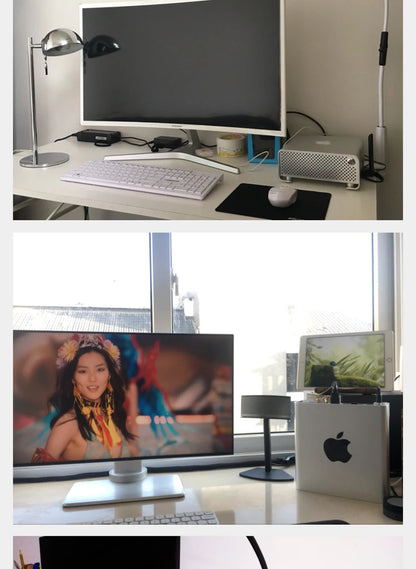 METALFISH MetalGear Plus Aluminum Mini HTPC Case Mini ITX Cases Computer Gaming PC Desktop Case Support DC ATX PSU.