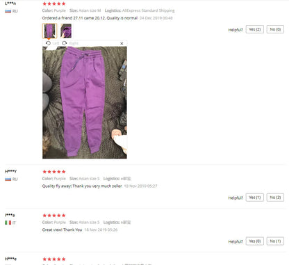 New 2025 Autumn and Winter New Women's Fashion Sports and Leisure Feet Pants Solid Color Cotton Soft Fitness Jogging Pants S-3XL.