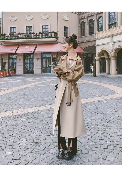 Graben Frauen S-3XL Design Patchwork Kleidung Outwear Alle-spiel Stilvolle Beliebte Neueste Weibliche Herbst Ins Mode Femme Einfache Gemütliche