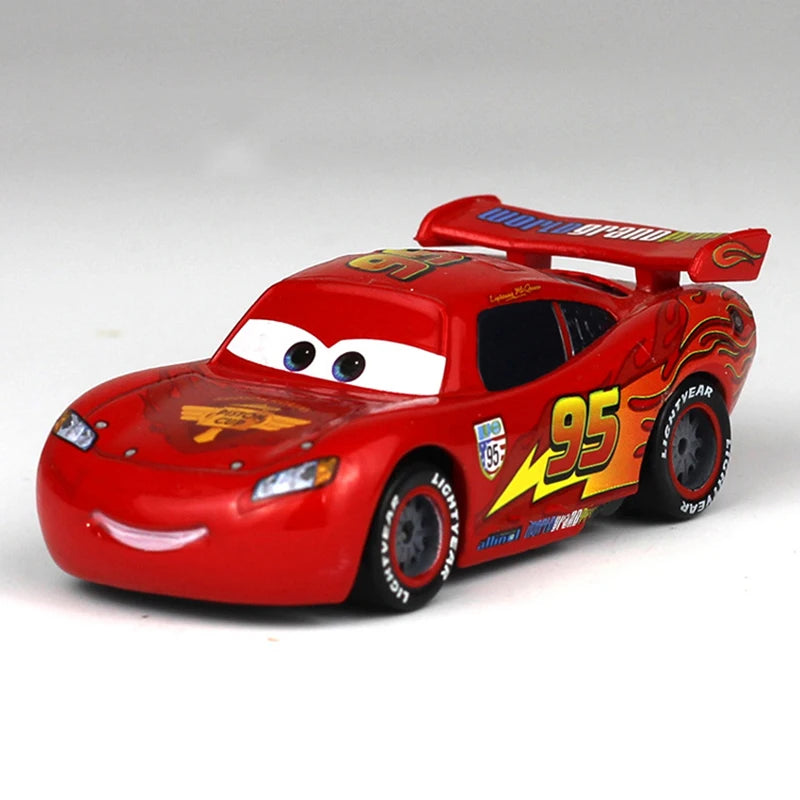 Cars Disney Pixar Cars 2 3 Toy Lightning McQueen Mater Sheriff Alloy Metal Model Car 1:55 Metal Toys Vehicles Boy Children Gifts.