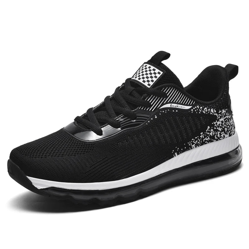 Breathable Quality Unique Light Outdoor Fashion Sneakers Weight Men Sport Air Cushion Running Casual Walking Shoes.