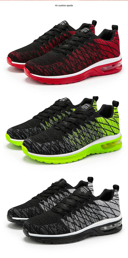 Men Running Shoes Fashion Breathable Outdoor Male Sports Shoes Sneakers Women Comfortable Athletic Footwear.