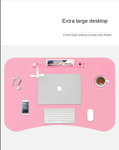 Klappbarer Laptop-Schreibtisch für Zuhause, für Bett und Sofa, Laptop-Betttablett, Tisch, Schreibtisch, tragbarer Schoßschreibtisch zum Arbeitszimmer und Lesen, Bett-Tablett-Tisch