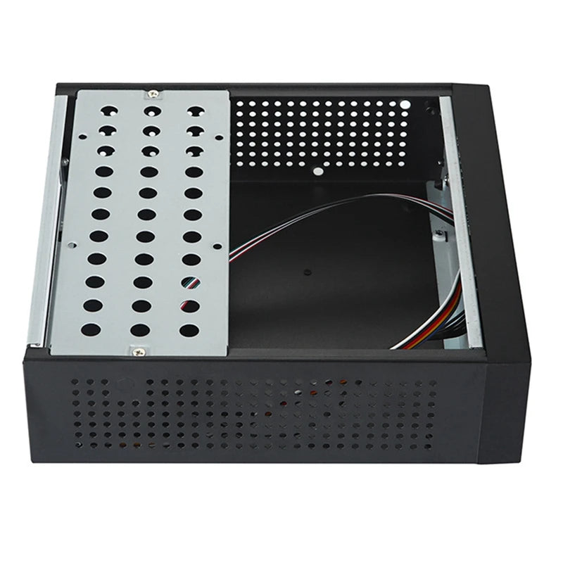 RGEEK ITX Computer Case M06 Mini Desktop Case Convenience PC Case can install 2.5 inch HD Suppor 17x17cm Motherboard.