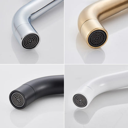 Black Basin Faucet Bathroom Washbasin Water Mixer Tap Hot Cold Water Basin Sink Tap Bathroom Faucet Tap Brushed Gold Faucet