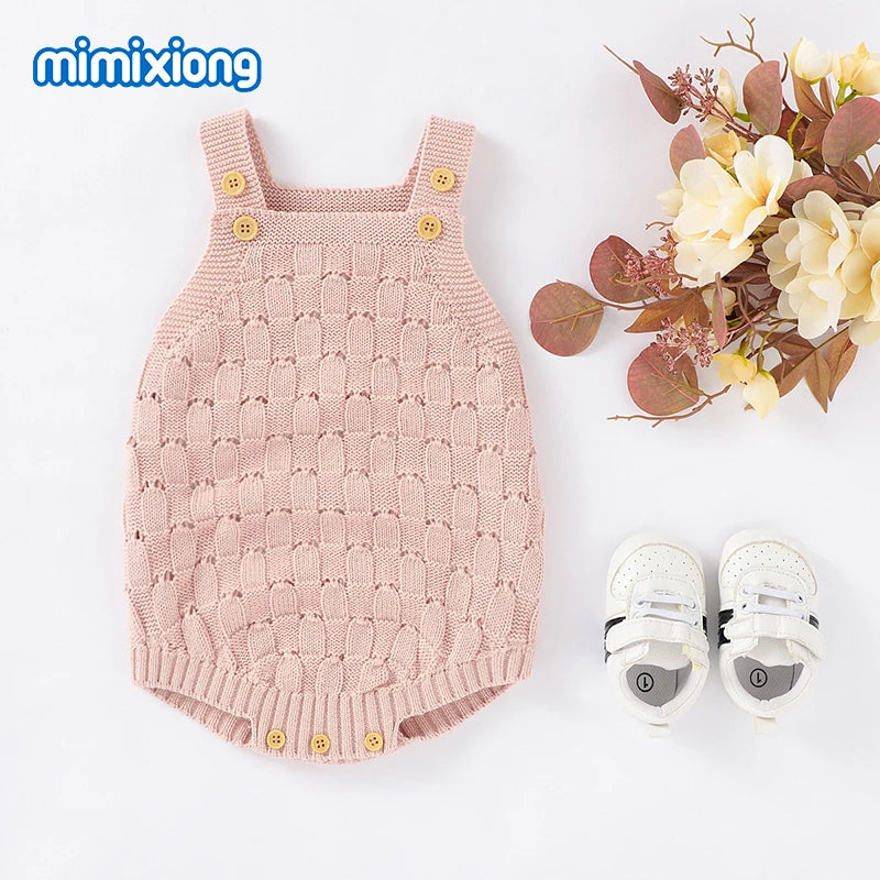 Baby Bodys Kleidung Fashion Solid Strick Neugeborenen Bebes Körper Anzüge Tops für Infant Jungen Mädchen Overalls Outfit Ein Stück Tragen.