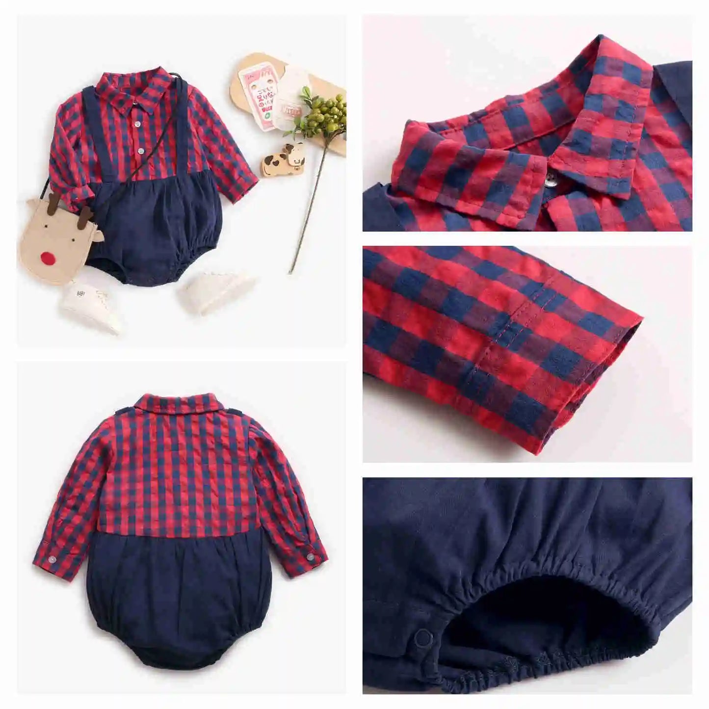 Sanlutoz Herbst Baby Jungen Bodys Kleinkind Kleidung Onesies Mode Langarm.