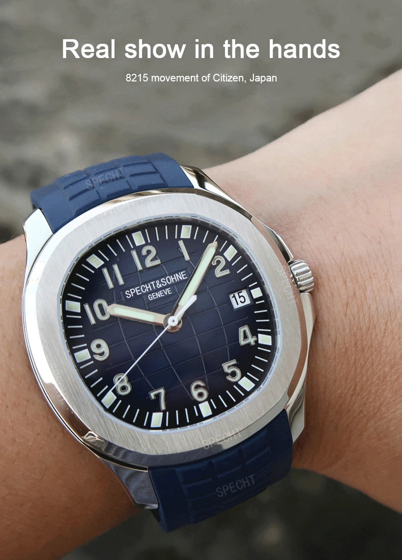 Specht&Sohne Mens Watches 2025 Mechanical Automatic Watch For Man Miyota 8125 Movt Steel Rose Gold Waterproof  Relogio Masculino.