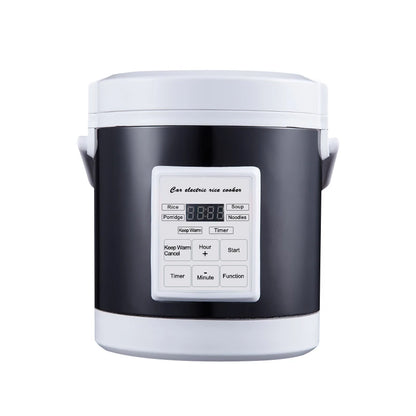 12V 24V Mini Car Rice Cooker 1.6L  car trucks electric soup porridge cooking machine food steamer warmer fast heating lunch box.