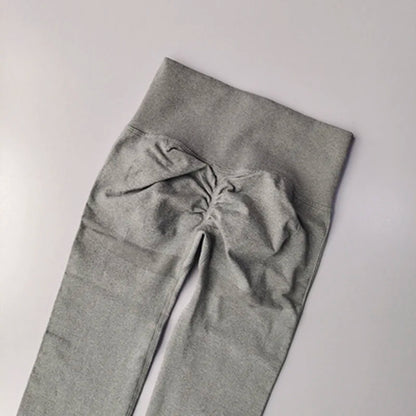 Nahtlose Damen-Leggings mit hoher Taille, schnell trocknend, elastisch, für Yoga, Fitness, Fitnessstudio, Jogginghose, Push-up-Leggings, Sportbekleidung