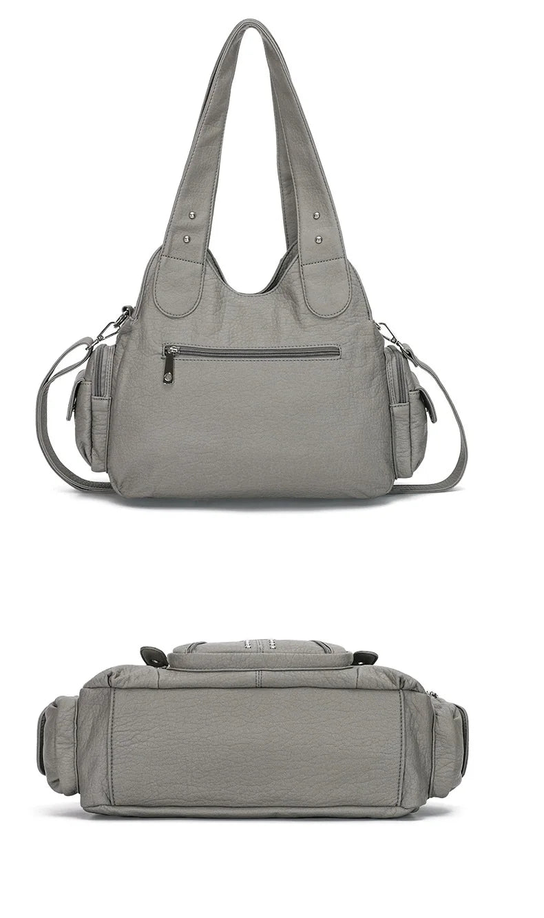 Angel kiss Bag Women Fashion Handbags PU Leather Shoulder Bags Female Satchel Big-capacity Shoulder Purse Bag bolsa feminina.