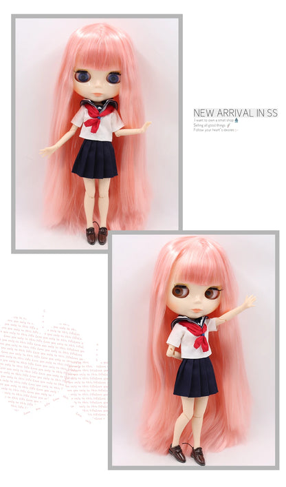 ICY DBS blyth doll 1/6 bjd toy joint body white skin shiny & matte face 30cm on sale special price toy gift anime doll.