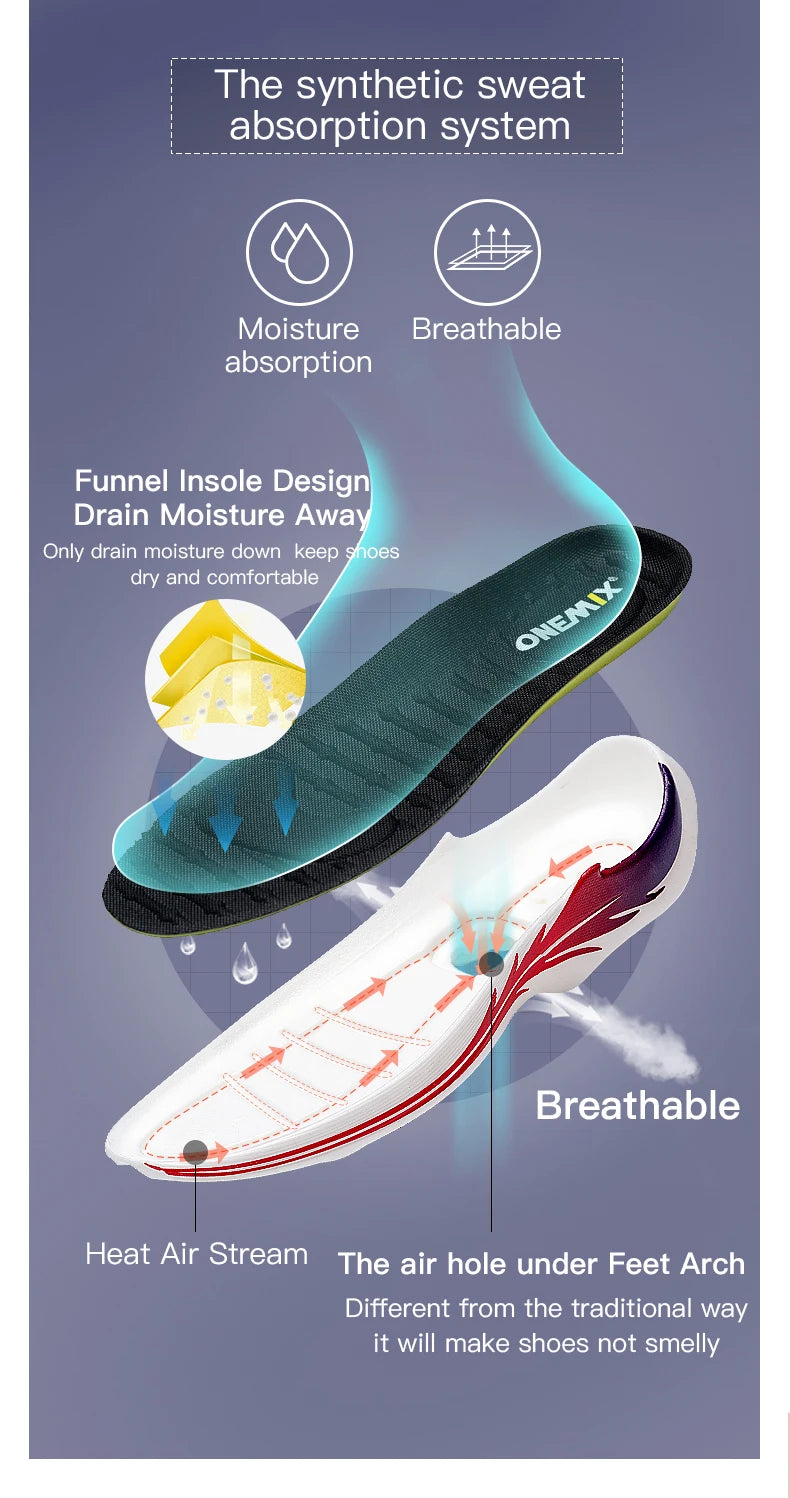 ONEMIX Fans Extra 20% off Running Shoes Air Cushion Athletic Couple Trainers Sport Jogging Shoes Outdoor Women Walking Sneakers.