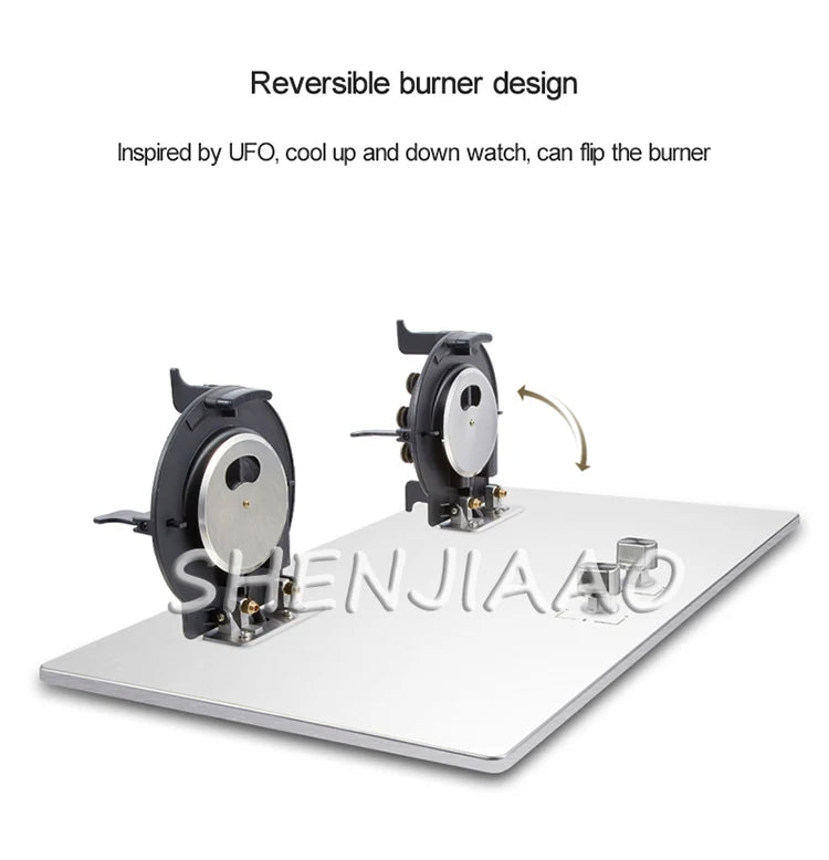 Household Double Stove Liquefied Gas Stove Embedded Kitchen Household Gas Stove Environmental Protection And Energy Saving.