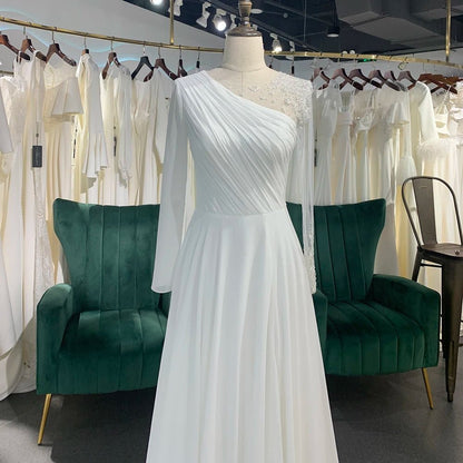 Jancember LSSG068 New Bride Dress Long Cheap Wedding Dresses Princess Wedding Dresses With High Quality.