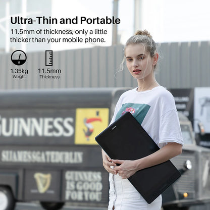 Huion Kamvas Pro 16 15.6 inch Graphic Tablet  Monitor Battery-Free Pen Display Digital Tablet Drawing Monitor with Tilt AG Glass.