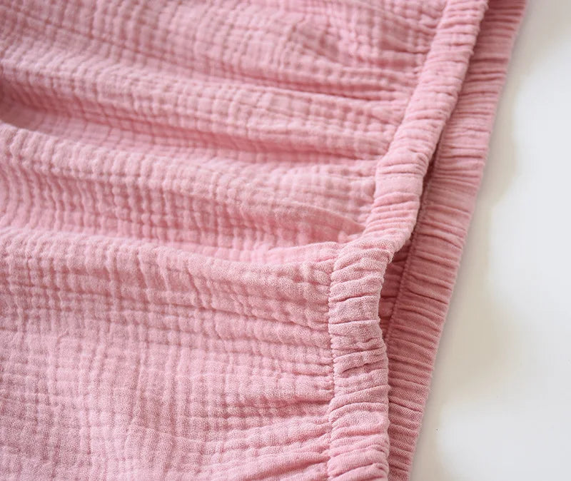 2025 japanisches Kimono-Set, 100 % Baumwolle, Pyjama, zweiteilig, Paar, Yukata, lockerer Herren- und Damen-Schweißdampfanzug, Heimservice-Set