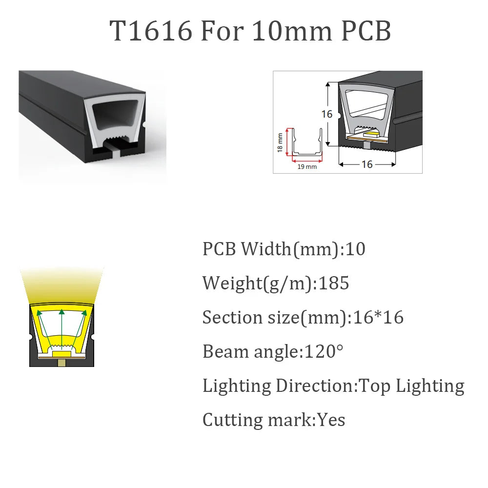 LED Neon Light Rope Tube Black Silica Gel Soft Lamp Tube WS2811 WS2812B SK6812RGBW Flexible Led Strip 5050 IP67 Waterproof 1-5M.