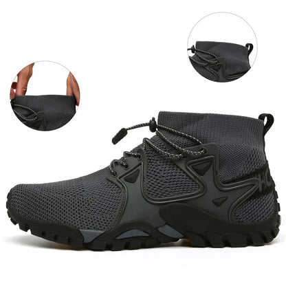 Summer Men's Casual Shoes Mesh Breathable Men's Sneakers Outdoor Slip-On Men's Shoes Lightweight Men's Wading Shoes Hot Sale.