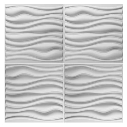 30x30cm Waves 3D Wall Panel wave Diamond Design Non self-adhesive plastic tile 3D wall sticker living room Bathroom wall paper