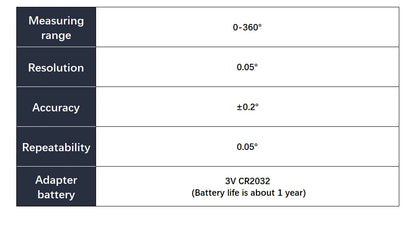 Goniometer, elektronischer Winkelmesser, digitales Messgerät, Winkelmesswerkzeug, Mehrwinkellineal, Holzbearbeitungswerkzeuge, Messgerät, Winkelsucher 360°