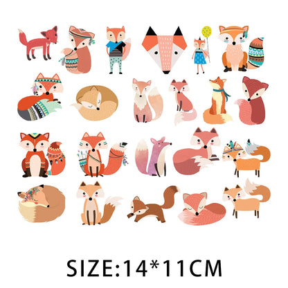 Cartoon Pflanze Blumen Aufkleber Wärmeübertragung PVC Patch Hitzeempfindliche Patches Bügelaufkleber auf Kleidung DIY Applikationen