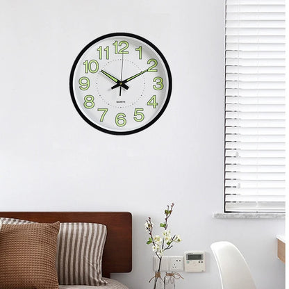 30cm Minimalistischen Wanduhr Moderne Design Glowing in the Dark Baby Zimmer Hängen Uhr Uhren Klok Nacht Wohnzimmer wohnkultur