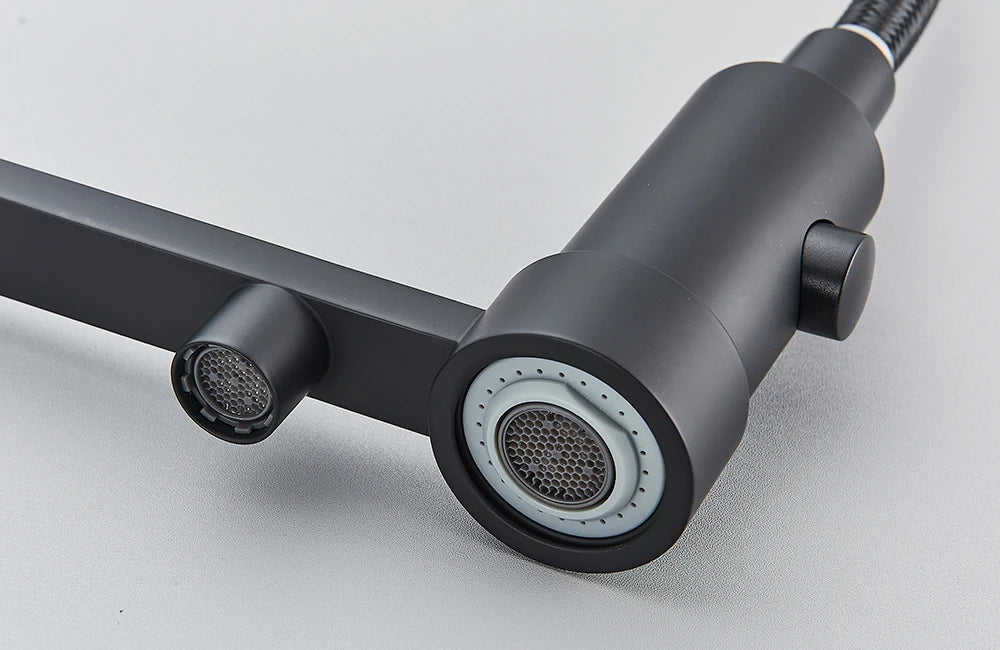 Filter Kitchen Faucet 2 In 1 Pull Down 360° Flexible Drinking Pure Water Purification Faucets Brass Hot Cold Water Mixer Tap