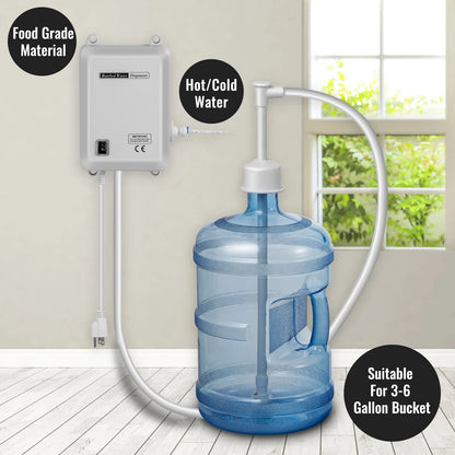 SucceBuy Bottled Water Dispensing Pump w/PE Pipe 1 Gal/MIN 40 PSI for Coffee Tea Machine Water Dispenser Refrigerator Ice Maker.