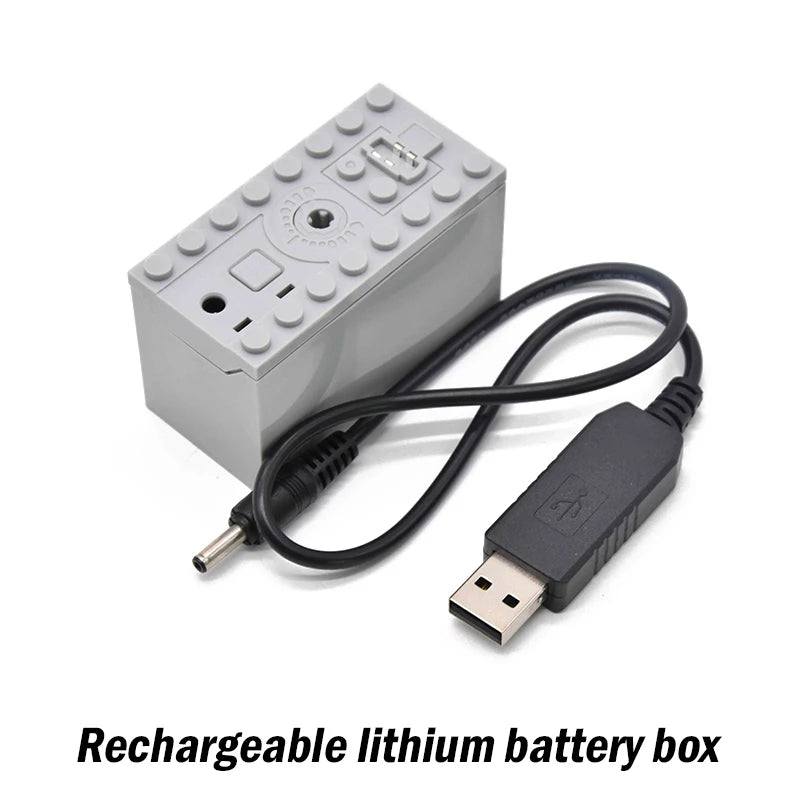 High-tech Power Function Extension Wire Servo Train Motor IR Remote Control Receiver Battery Box Parts For DIY Car Truck.