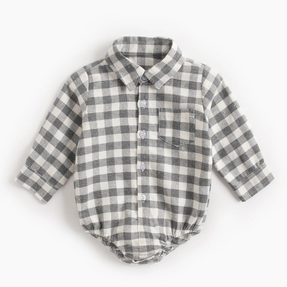 Sanlutoz Plaid Baumwolle Baby Jungen Bodys Langarm Baby Kleidung Mode Neugeborenen Body für Jungen.