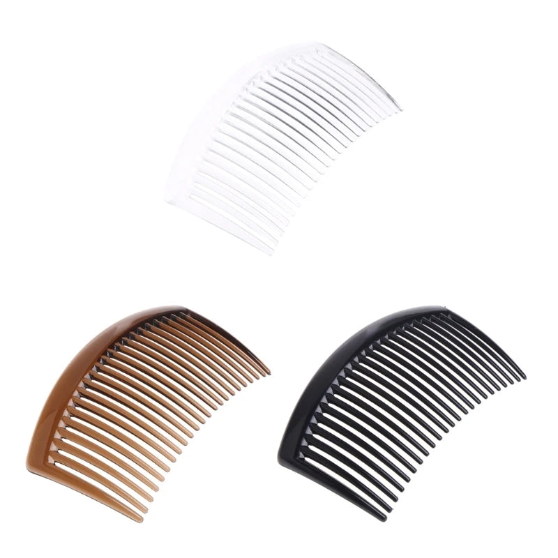5Pcs/Set Handmade Comb 23 Tooth Plastic Headwear Hair Accessories Women DIY Clip.