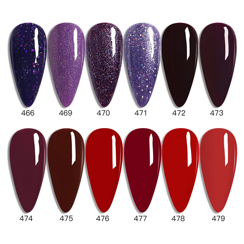 Ibdgel 12 Colors 15ML Nail Gel Polish Nail Accessories Semi-permanent Varnish Nail Art Nail Soak Off LED UV Gel Nail Venalisa.